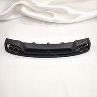DIFFUSORE ABT DESIGN + TERMINALI INOX per AUDI A4 B8 2012-2015 (NON per SLINE)