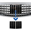 Copertura Distronic griglia anteriore per Mercedes Classe S W222 X222 (2014-2020