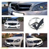 Griglia sportiva per Mercedes W204 S204 C cromo nero C63 AMG LOOK