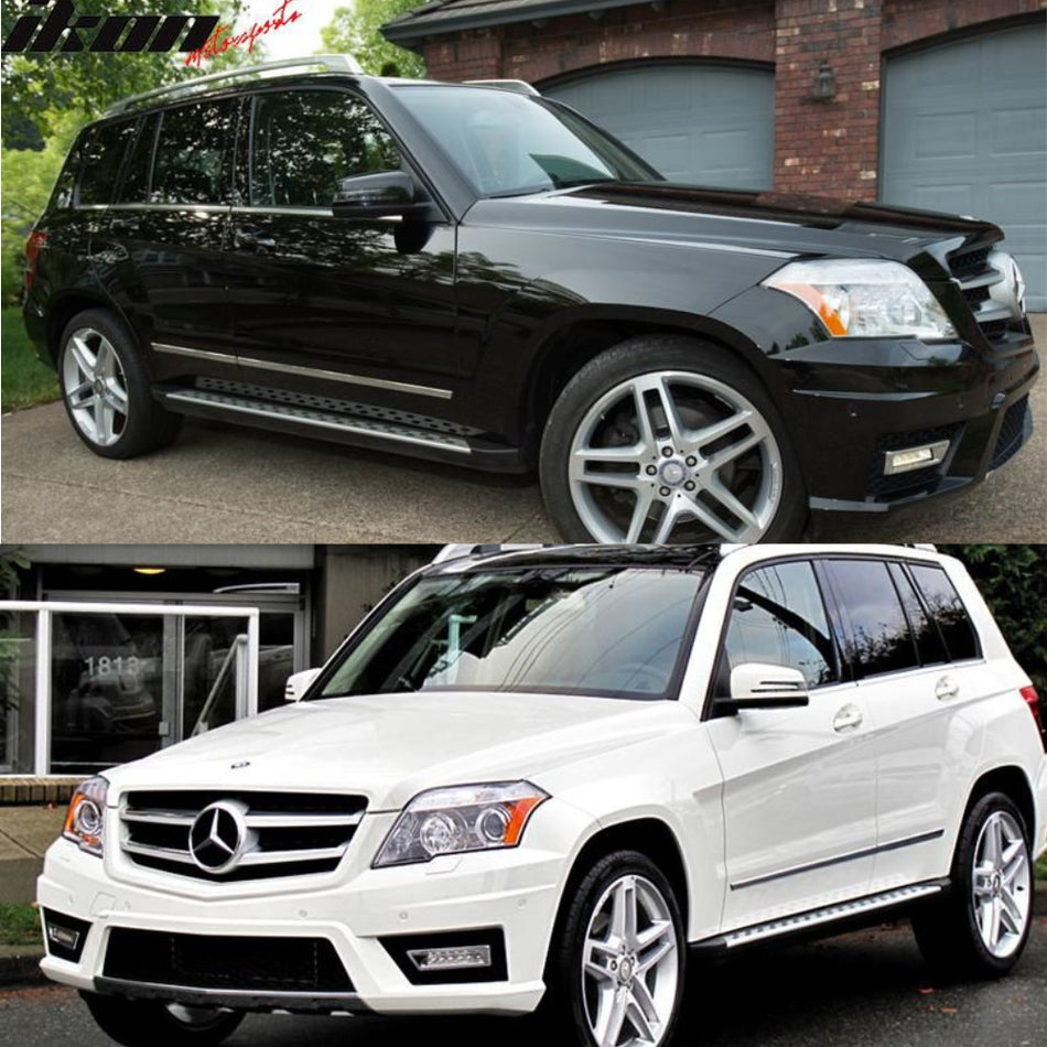 Pedane Laterali  per Mercedes Classe GLK X204 (2008-2015) TUNING SOTTO PORTA