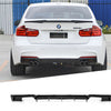 Diffusore M posteriore Performance nero lucido per BMW Serie 3 F30 F31 335i 340i