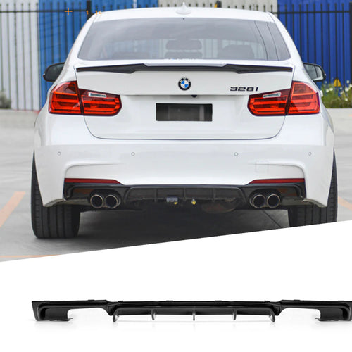Diffusore M posteriore Performance nero lucido per BMW Serie 3 F30 F31 335i 340i