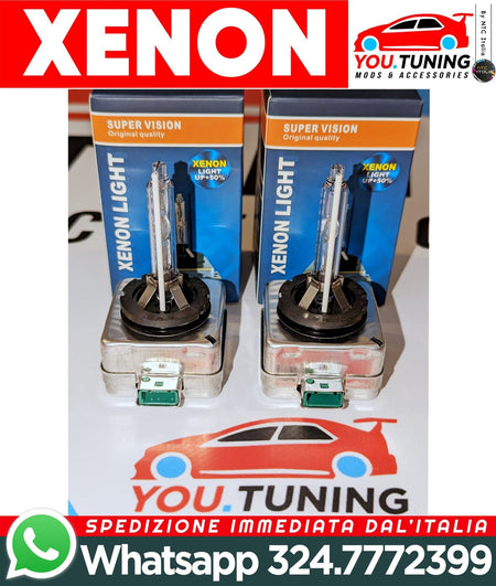 Kit Lampadine Auto BI-XENON D1S, Luci RICAMBIO XENON Lampade 6000K 10000 LM – vista 6