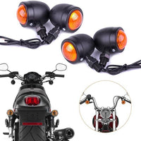 Coppia Luci Tonde BLACK Frecce UNIVERSALI Honda Suzuki Honda Yamaha Kawasaki