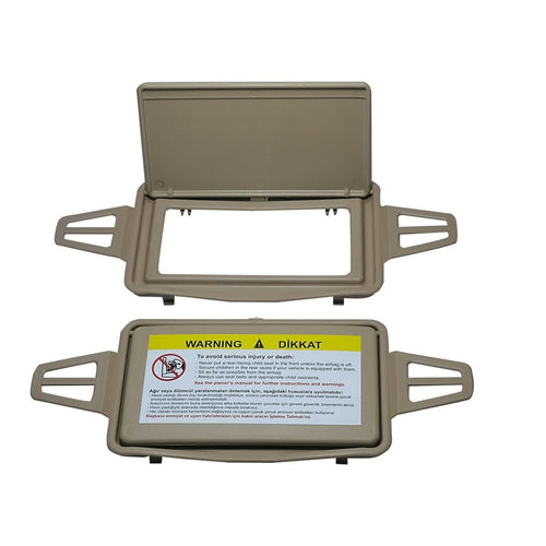 Copertura Specchietto Parasole Beige Scuro Mercedes Classe E W210 96-03