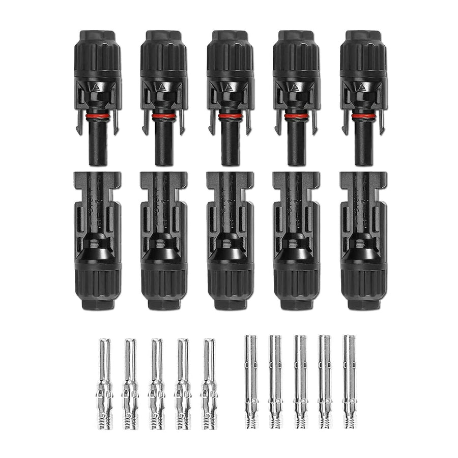 5 Coppie Connettori 30A Maschio Femmina Pannelli Solari Fotovoltaici ITALIA TOP
