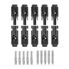 5 Coppie Connettori 30A Maschio Femmina Pannelli Solari Fotovoltaici ITALIA TOP