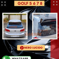 Spoiler EVO PERFORMANCE Tetto per VW GOLF 4 5 6 7 8 GTI GTD R Vetroresina Nero