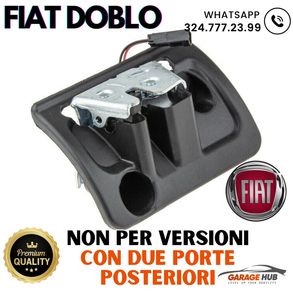 Serratura Cofano Posteriore Portellone Bagagliaio Fiat Doblo 119 223 dal 2001