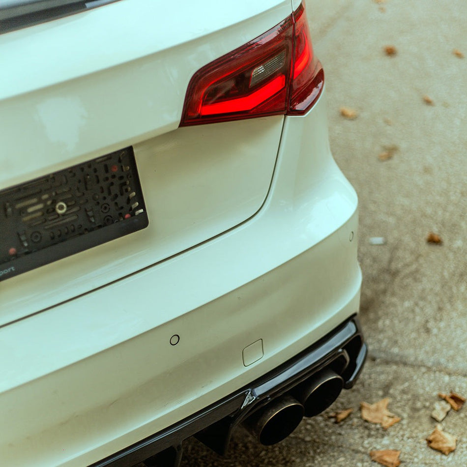 Splitter laterali posteriori compatibili con AUDI S3 8V Sportback 2013-2016