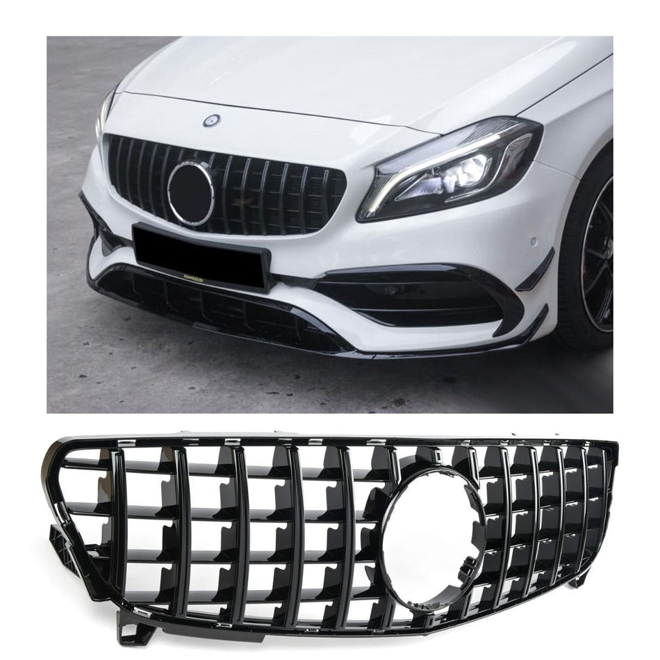 per Mercedes W176 FACELIFT PANAMERICANA AMG GT OPTIK Griglia sportiva