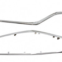 Spoiler anteriore Splitter Flaps Flics Guarnizione cromata per Mercedes GLE Coup