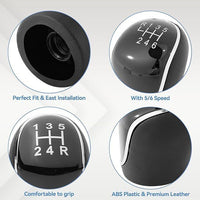 Manopola Leva Pomello Cambio 5 Marce per Ford Focus fiesta Mendeo Kuga Galaxy