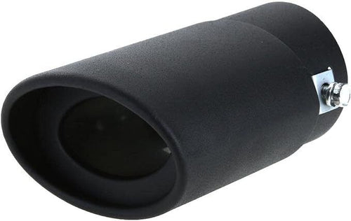 Tubo Di Scarico Silenziatore INOX Auto Universale (Sabbia nera diritta)