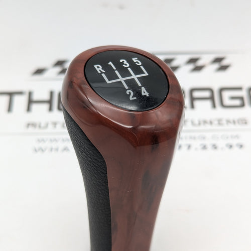 Pomello Leva Cambio 5 marce per BMW Serie 3 (1986-2006) Colore Radica ESCLUSIVO