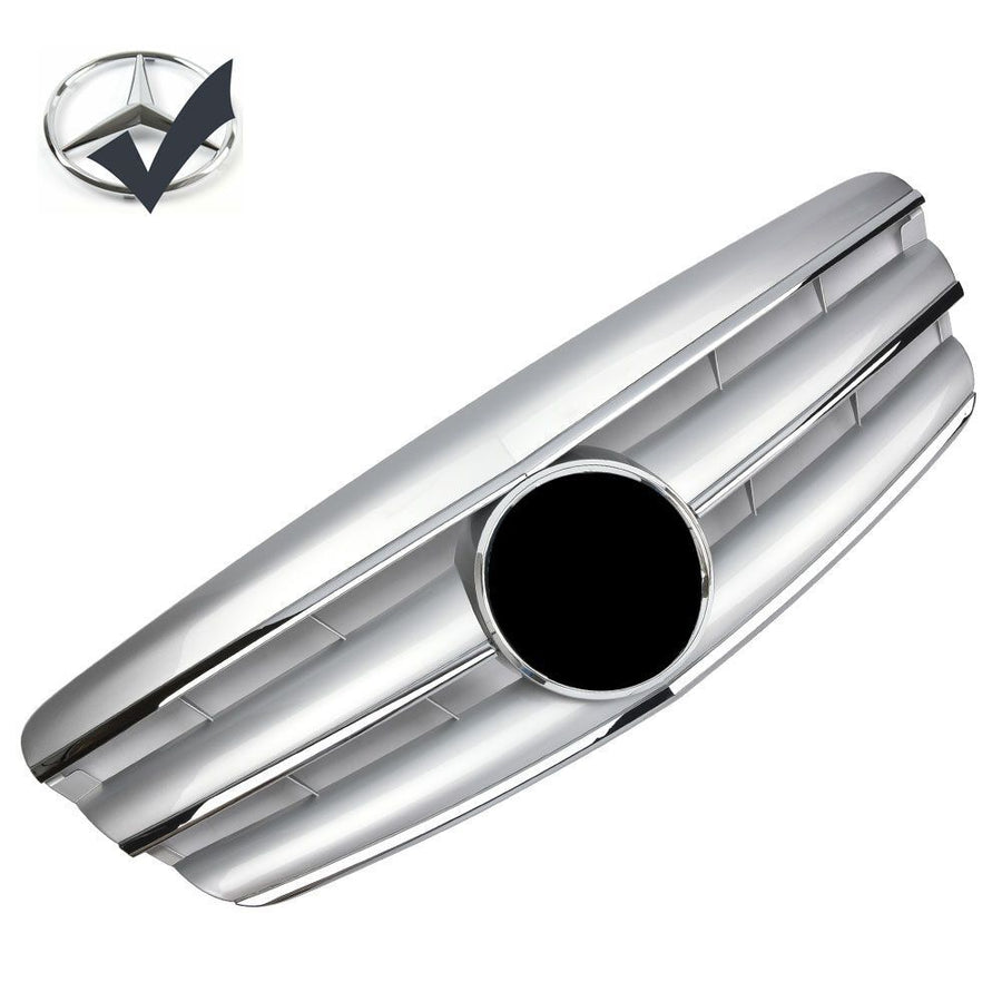Griglia sportiva griglia per Mercedes W221 S 2005-2009 argento cromato AMG LOOK