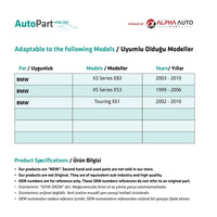 Supporto Telo Parasole BMW X5 X3 E61