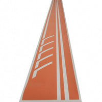 Decalcomanie laterali Adesivo in vinile arancione opaco per Mercedes C238 Coupe