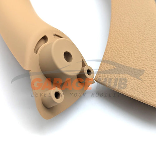MANIGLIA POSTERIORE SINISTRA Effetto Pelle BEIGE per BMW Serie 3 E90 E91 E92 E93