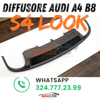 TRASFORMAZIONE da A4 STANDARD a ✨S-LINE -> DIFFUSORE per AUDI A4 B8 8K 2012-2015