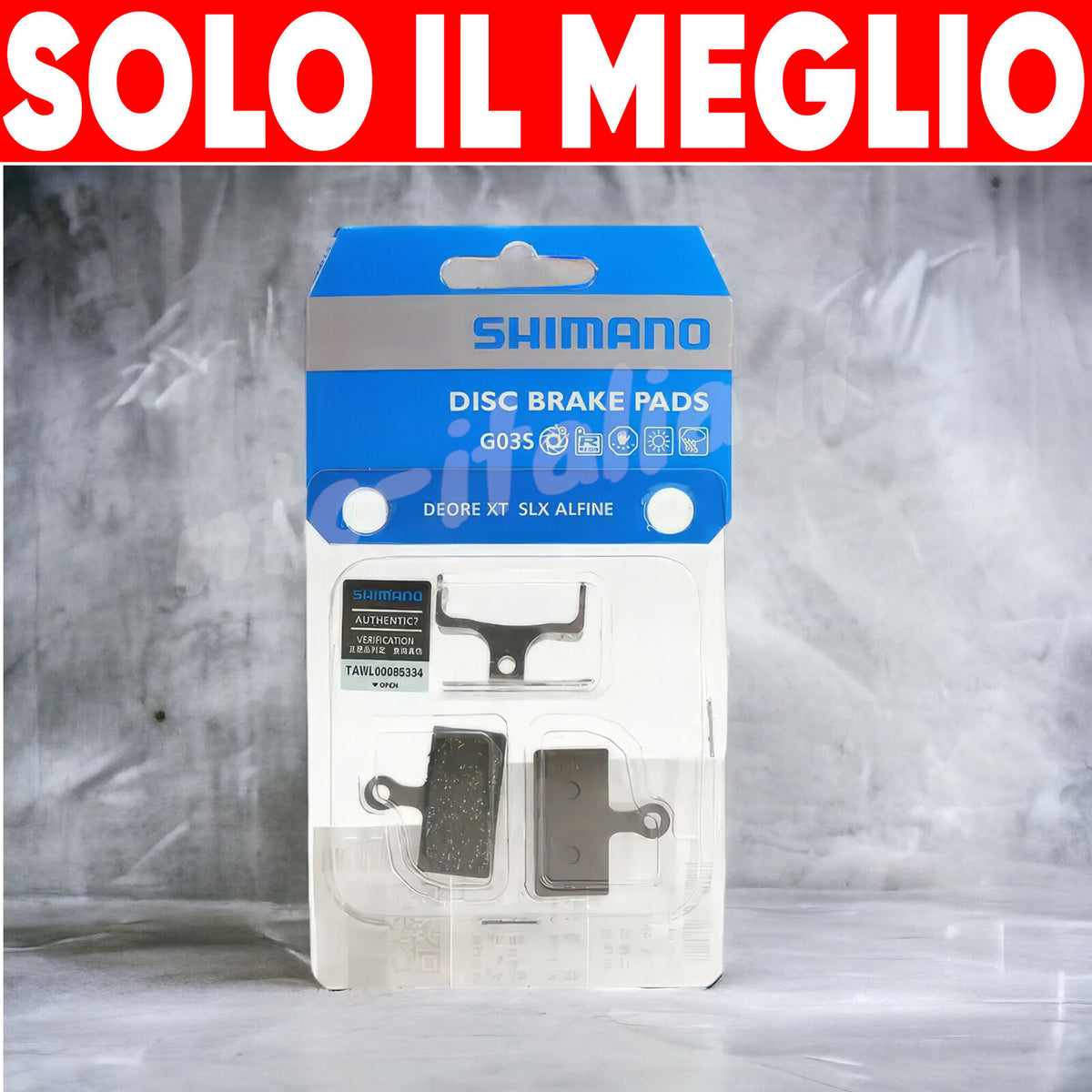 2x PASTIGLIE Freno SHIMANO G05S G03S DEORE XTR SLX ALFINE M9000 M9020 M987 – vista 18
