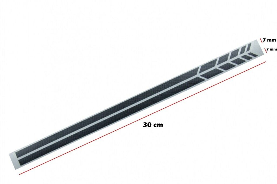 Adesivo Specchio Nero Opaco per MERCEDES Coupe C238 A B C E Classe S CLA GLA CLS