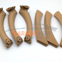 SET 3 MANIGLIE effetto pelle per BMW Serie 3 E90 E91 E92 ->1 Ant. + 2 Posteriori