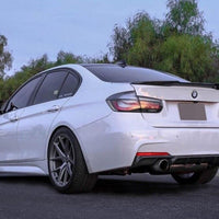 Diffusore spoiler paraurti posteriore doppia uscita per scarico singolo per BMW