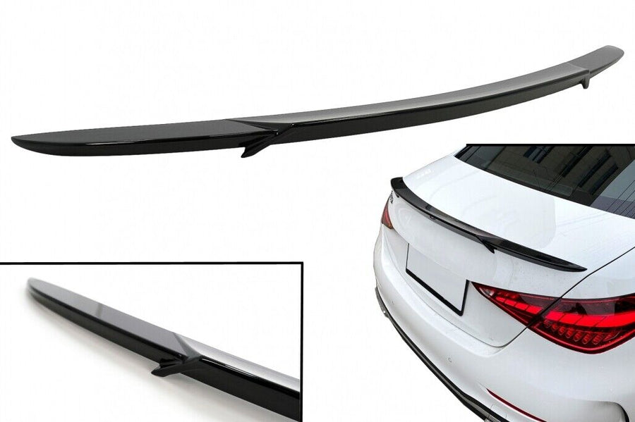 Spoiler per bagagliaio per Mercedes Classe C W206 Limousine (2021 in poi) Nero p