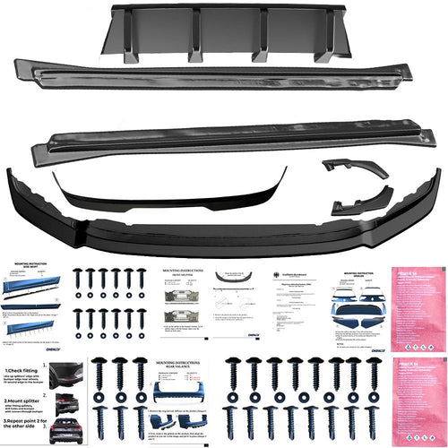 Bodykit Carrozzeria Pacchetto Sportivo per VW VOLKSWAGEN Tiguan MK2 R-Line Allspace 2015-2020