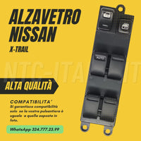Pulsantiera interruttore tasti alzacristalli lato guida per➡️ Nissan X-Trail T30