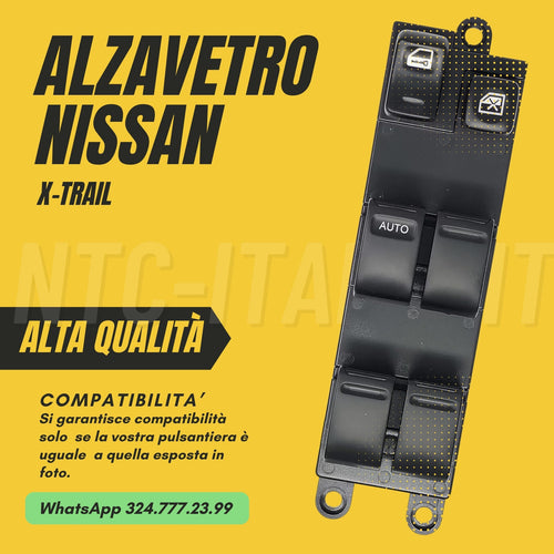 Pulsantiera interruttore tasti alzacristalli lato guida per➡️ Nissan X-Trail T30
