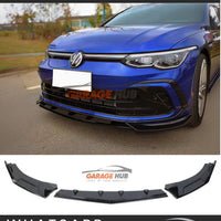 Lama Frontale EVO X per VW GOLF 8 R-Line / Standard -> Sotto paraurti Anteriore