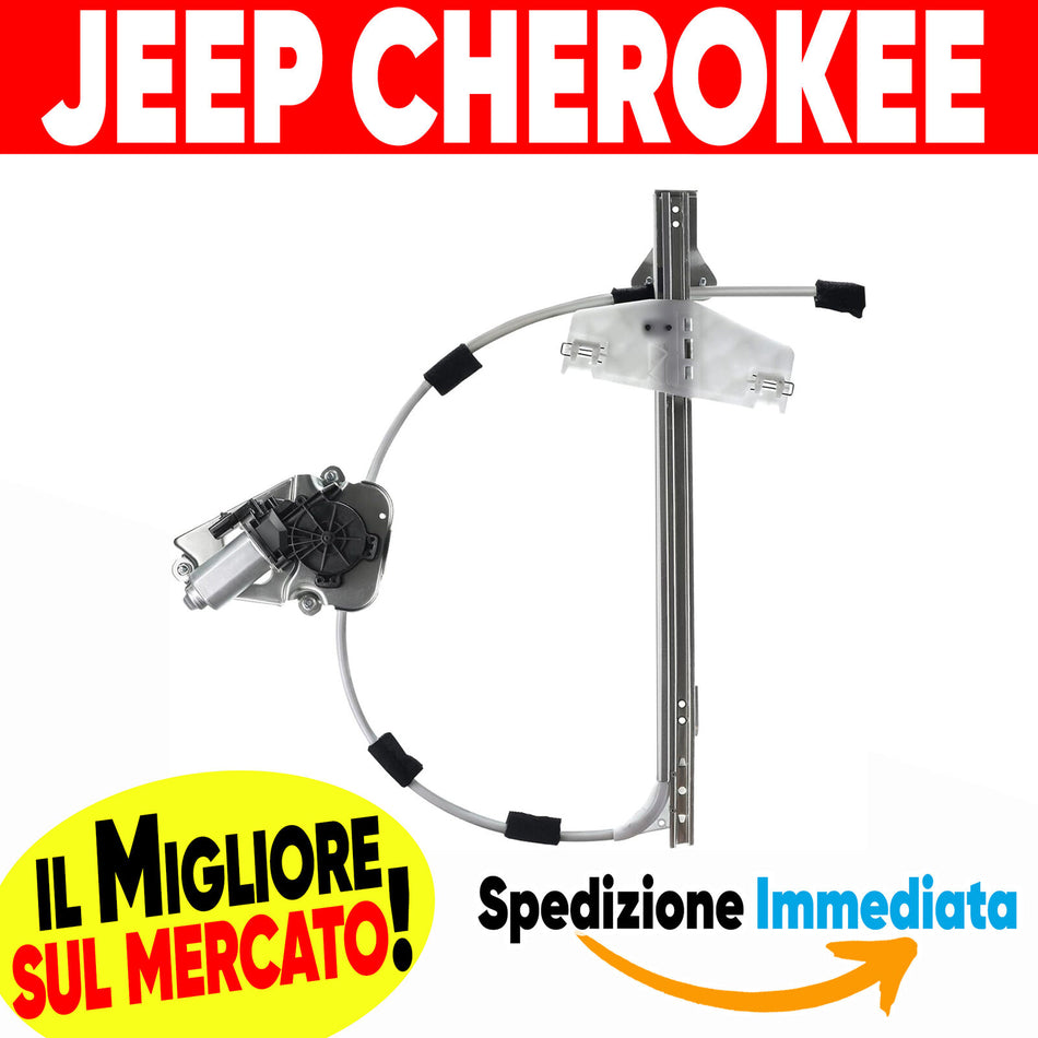 MECCANISMO ALZAVETRO ALZACRISTALLI ANTERIORE DESTRO DX JEEP Cherokee III CRD