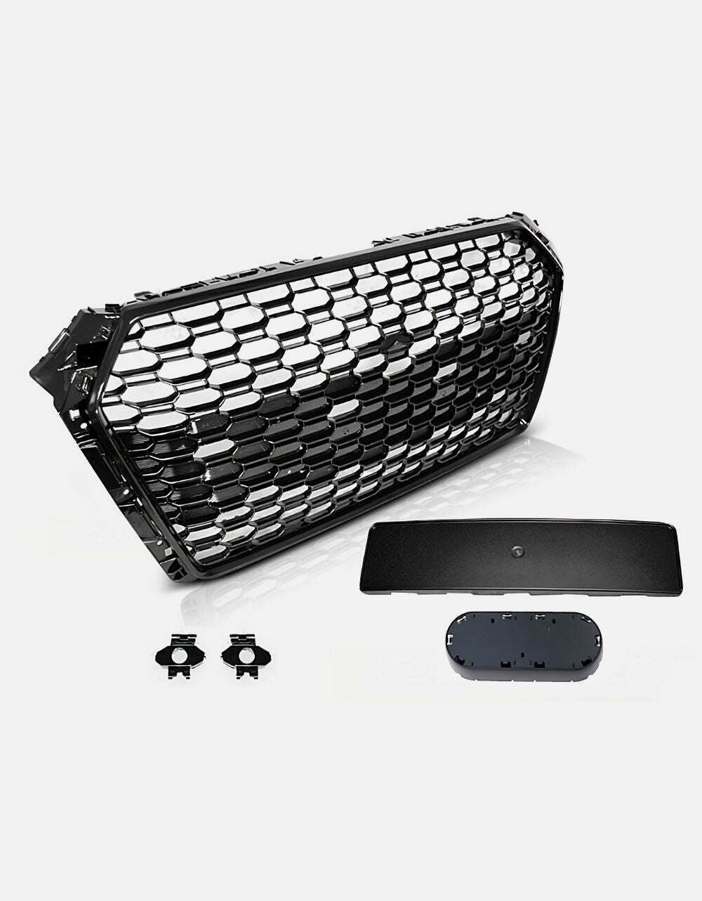 per AUDI A5 F5 2016-2019 Griglia Radiatore RS5 Look Nero Lucido