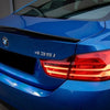 Spoiler per bagagliaio per BMW Serie 4 Coupé F32 (2013-up) M4 CSL Design Nero op
