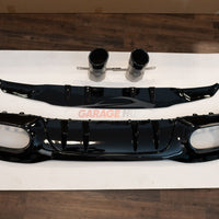 PER MERCEDES CLASSE A W177 AMG A35 - DIFFUSORE POSTERIORE ABS + TERMINALI