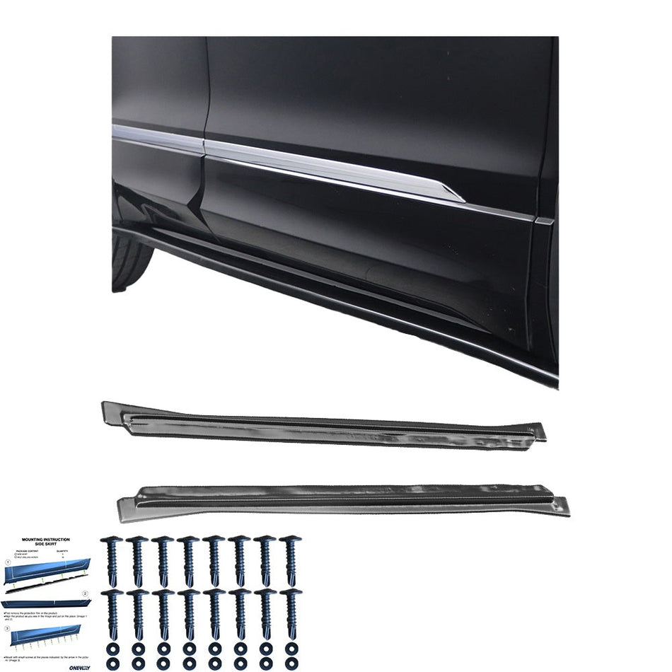 Minigonne laterali compatibili con VW VOLKSWAGEN Tiguan MK2 R-Line Allspace 2015