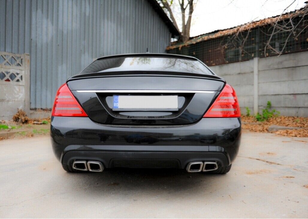 Spoiler per bagagliaio per Mercedes Classe S W221 (2005-2011) – vista 3