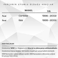 Frecce laterali per per Audi A3 A4 A8 1994-2003