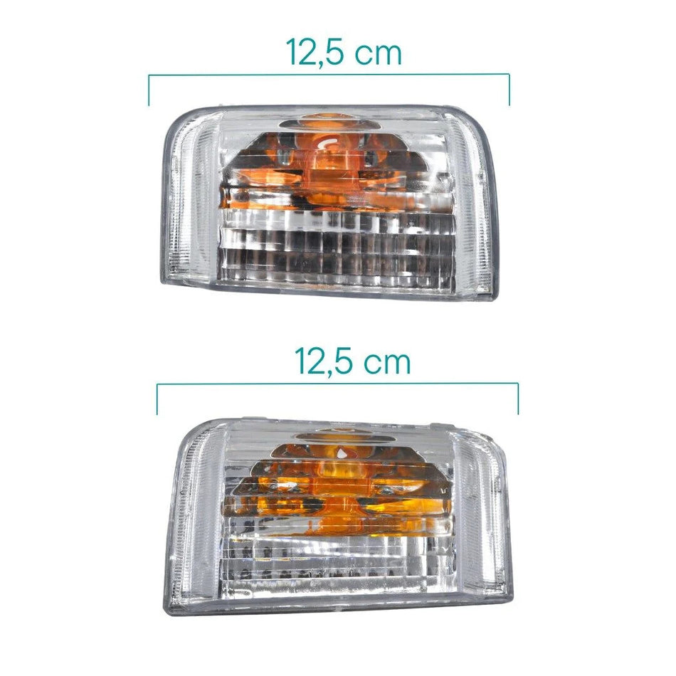 COPPIA FRECCE FANALINO SPECCHIETTO DESTRA + SINISTRA DUCATO JUMPER PEUGEOT BOXER