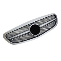 per Mercedes C W205 S205 2014-2018 Griglia Anteriore Cromato Look AMG