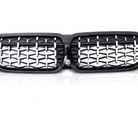 GRIGLIA M3 DIAMOND GLOSS per BMW Serie 3 G20 G21 Radiatore, Calandra Nero Silver