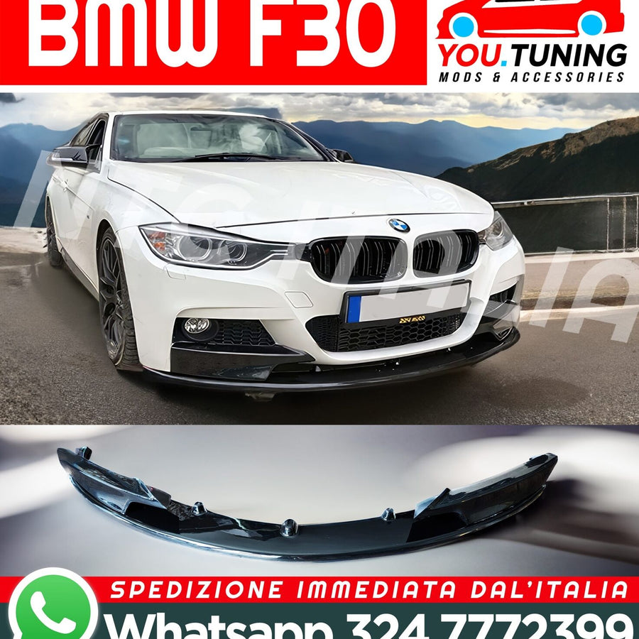 BMW Serie 3 F30 *M Performance* Front Lip Labbro Spoiler Paraurti ABS