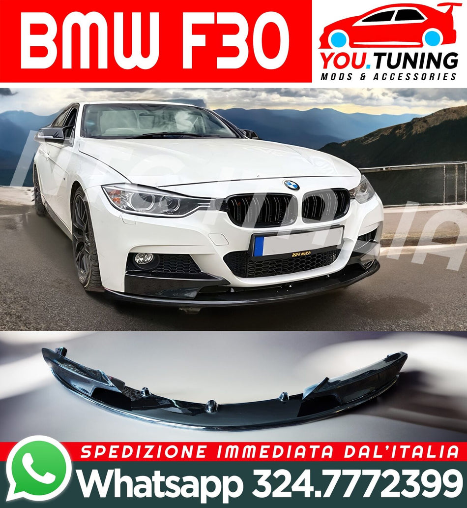 BMW Serie 3 F30 *M Performance* Front Lip Labbro Spoiler Paraurti ABS
