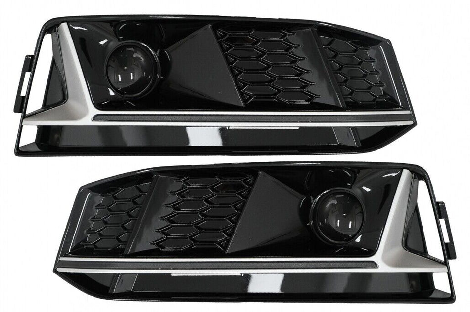 Griglia inferiore paraurti Coperture ACC Griglie laterali per Audi A4 B9 S-Line