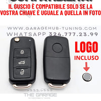 TELECOMANDO GUSCIO CHIAVE compatibile per VW GOLF 6, VI Polo 6R Passat B7 CC