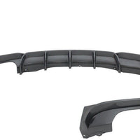 Diffusore spoiler paraurti posteriore in carbonio per BMW Serie 3 F30 F31 (2011-