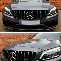 per Mercedes C63 AMG W205 14-21 Griglia Radiatore Panamericana