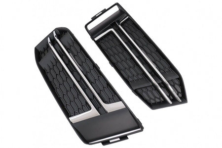 Paraurti Inferiore Griglia Coperture Griglie Laterali per Audi A4 B9 Berlina – vista 2
